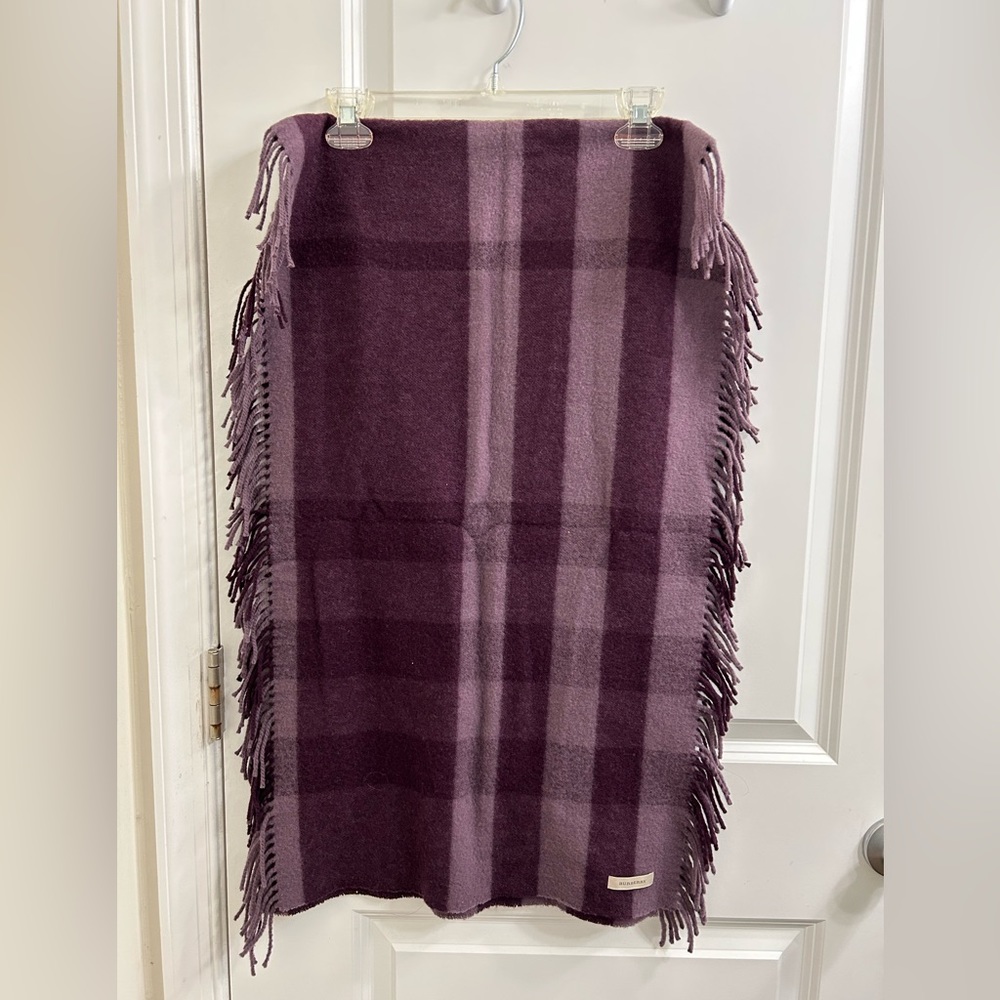 Burberry multitonal check wool scarf